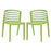 Curvy Dining Chairs Set of 2 935-GRN