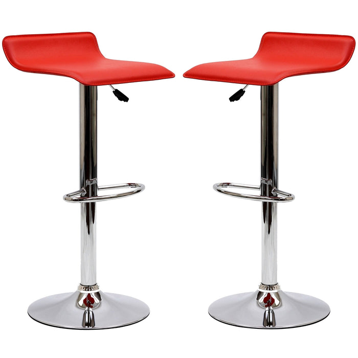 Gloria Bar Stool Set of 2 937-RED