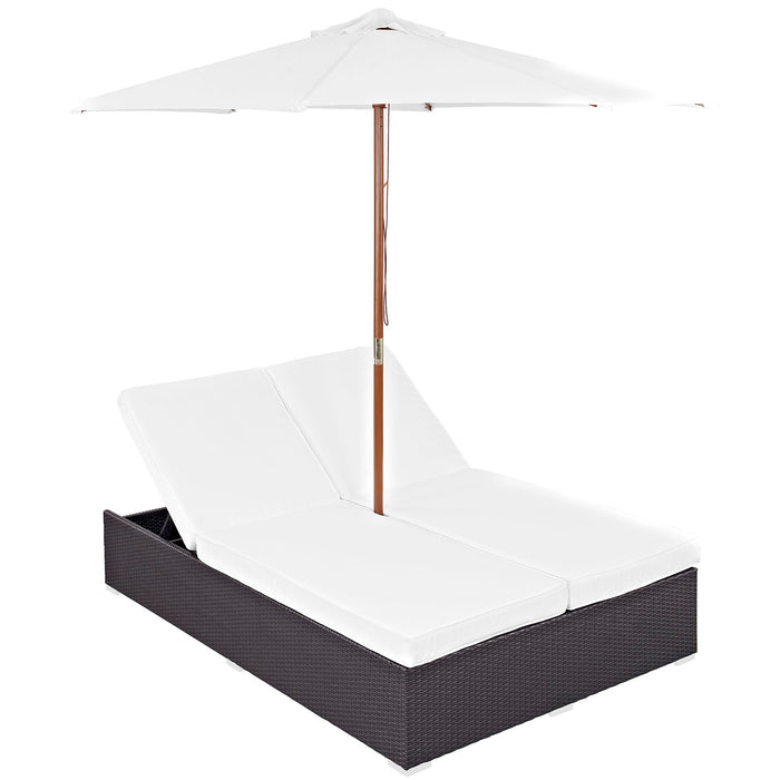 Arrival Outdoor Patio Chaise 980-EXP-WHI