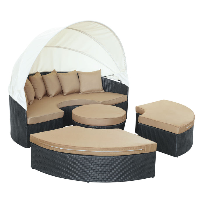 Quest Canopy Outdoor Patio Daybed 983-EXP-MOC-SET