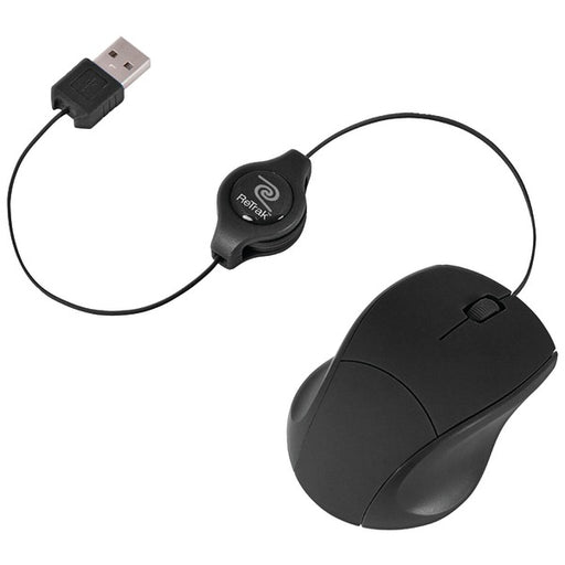 RETRACTBL MOUSE BLK