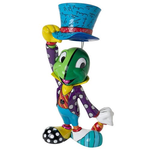 Disney Pinocchio Jiminy Cricket Hat Statue by Romero Britto 