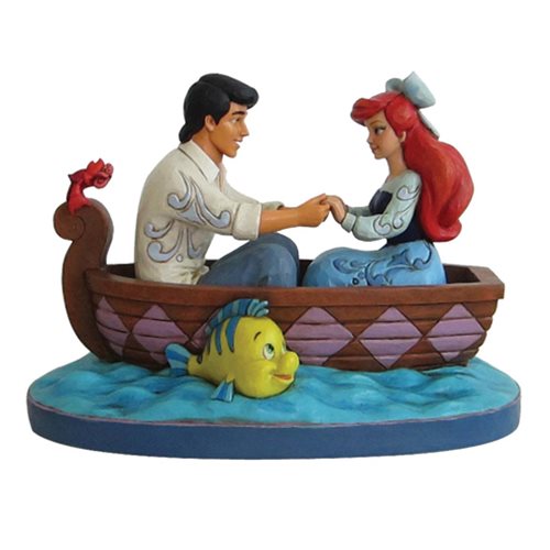 Disney Traditions Little Mermaid Waiting For A Kiss Statue  