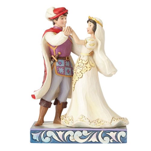 Disney Traditions Snow White and Prince Wedding Statue      