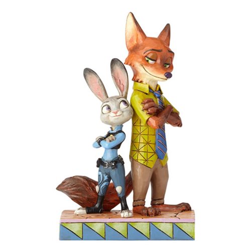 Disney Traditions Zootopia Judy and Nick Statue             