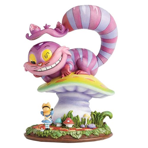 Disney Miss Mindy Alice in Wonderland Cheshire Cat Statue   