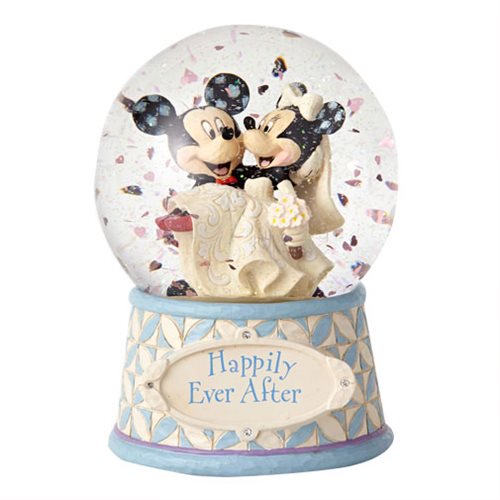 Disney Traditions Mickey and Minnie Mouse Water Globe       