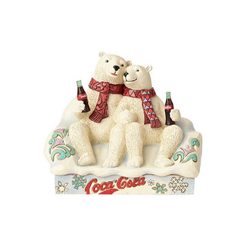 Coca-Cola Polar Bear Couple Statue by Jim Shore             