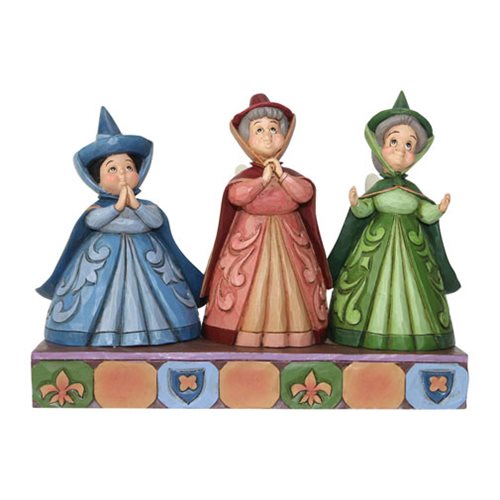 Disney Traditions Sleeping Beauty Three Fairies Statue      