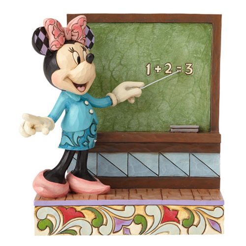 Disney Traditions Teacher Minnie Mouse Class Act Statue     