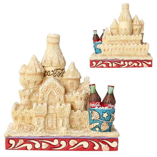 Coca-Cola Sand Castle Building Memories Statue by Jim Shore 