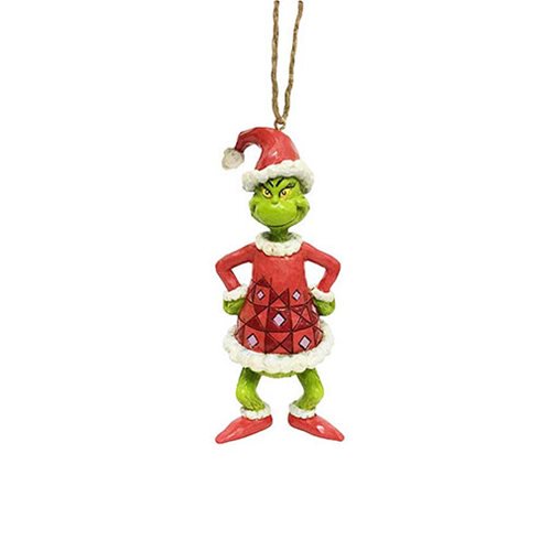 Dr. Seuss The Grinch Grinch Dressed as Santa Ornament       