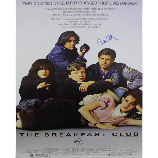 Emilio Estevez Signed Full Size The Breakfast Club 24x36 Poster SchwartzSports Auth