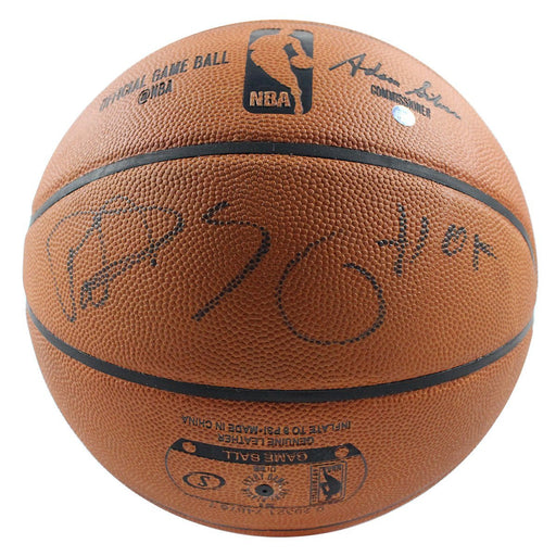 Patrick Ewing Signed Official NBA Basketball w/ HOF Insc