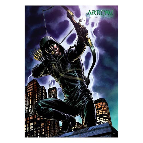 Arrow TV Series Comic Style MightyPrint Wall Art Print      