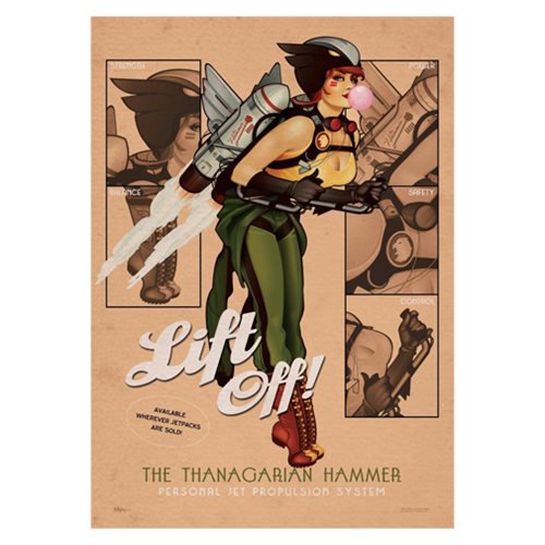 DC Comics Bombshells Hawkgirl MightyPrint Wall Art Print    