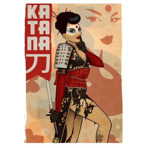 DC Comics Bombshells Katana MightyPrint Wall Art Print      