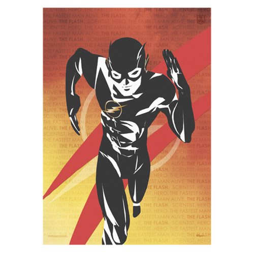 Justice League The Flash Words MightyPrint Wall Art         