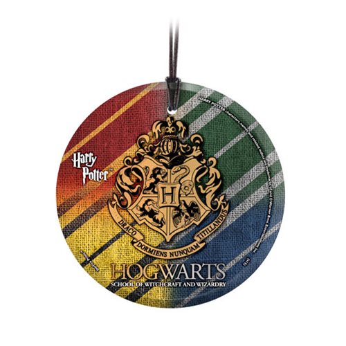 Harry Potter Hogwarts StarFire Prints Hanging Glass Ornament