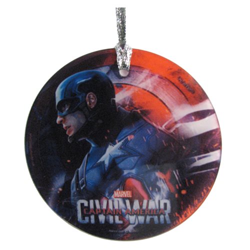 Captain America: Civil War Cap StarFire Prints Hanging Glass