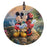 Mickey and Minnie Sweetheart Cove Thomas Kinkade Ornament   