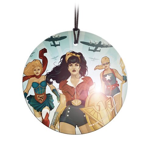 DC Comics DC Women Bombshells StarFire Prints Glass Ornament