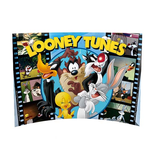 Looney Tunes All Tunes Curved Glass StarFire Print          