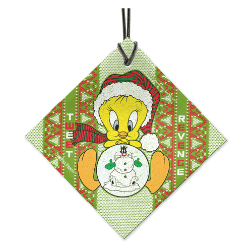 Looney Tunes Tweety Bird Pattern StarFire Prints Ornament   