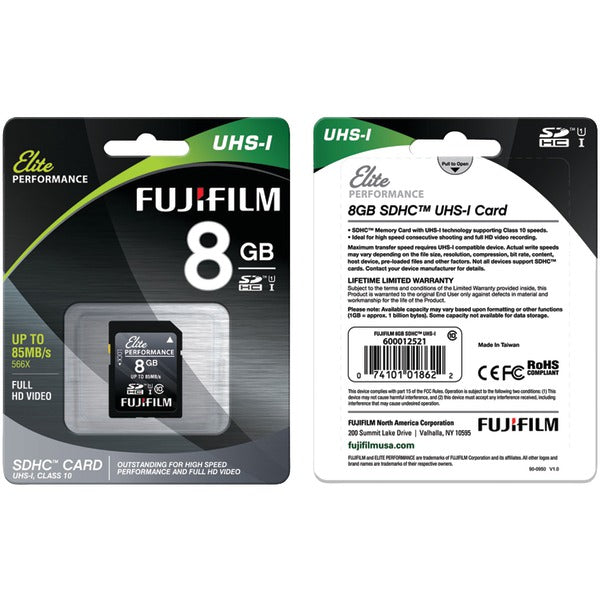 8GB SDHC UHS-I ELITE CARD