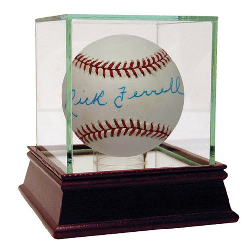 Rick Ferrell Signed OAL Brown Baseball (JSA Auth)