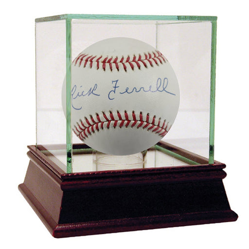 Rick Ferrell Signed OAL Brown Baseball JSA