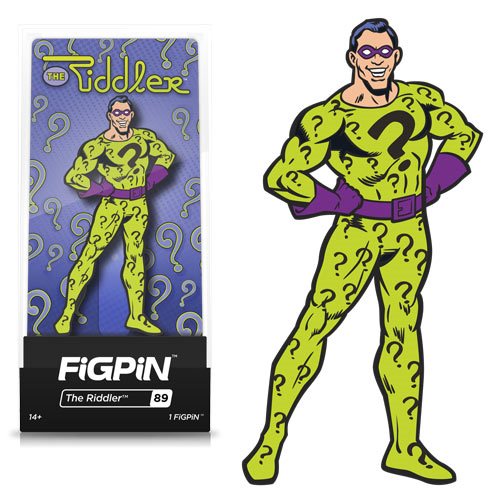 Batman Classic Comics The Riddler FiGPiN Enamel Pin         