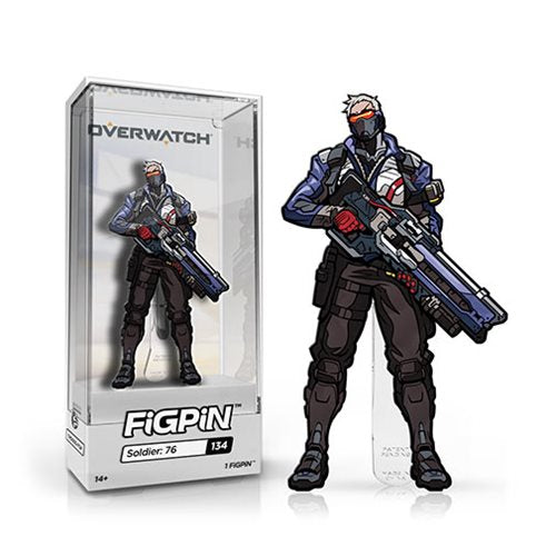 Overwatch Soldier 76: FiGPiN Enamel Pin                     