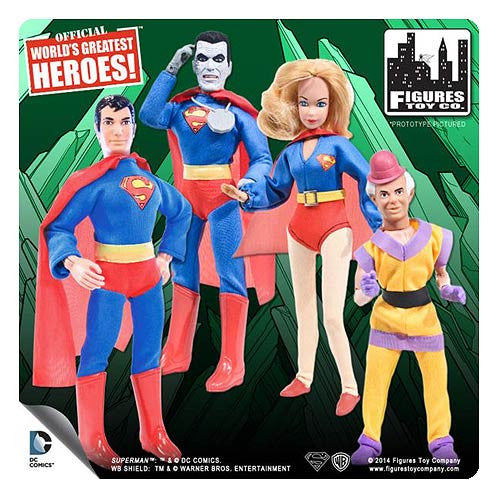 Superman DC Retro 8-Inch Series 1 Action Figure Case        