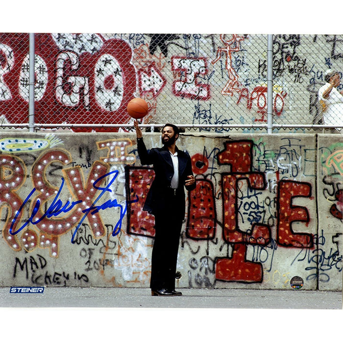 Walt Frazier in Playground With Graffiti Horizontal 8x10