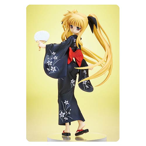 Magical Girl Lyrical Nanoha Fate Testarossa Yukata Statue   