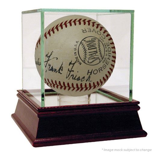 Frank Frisch Single Signed Spalding Official Baseball Personalized JSA