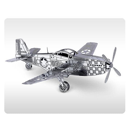 Air Force Mustang P-51 Aircraft Metal Earth Model Kit       