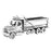 Freightliner Metal Earth Dump Truck Model Kit               