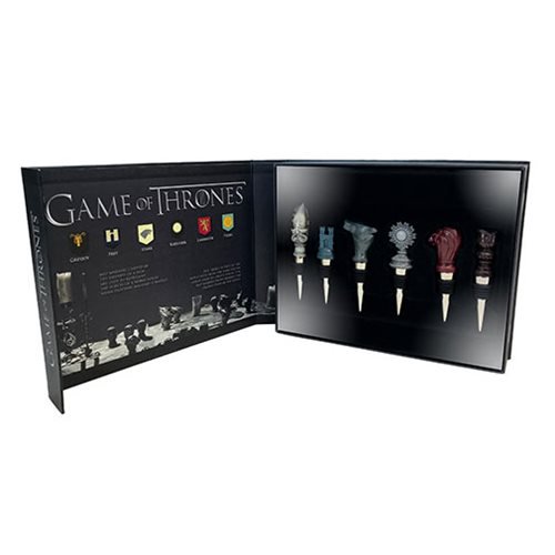 Game of Thrones House Sigil Wine Stopper 6-Pack             