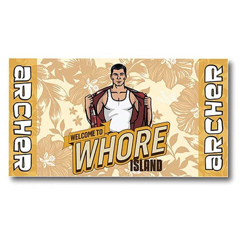 Archer Whore Island Cotton Towel                            