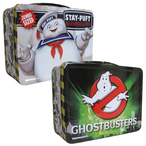 Ghostbusters Stay Puft Tin Tote Lunch Box                   