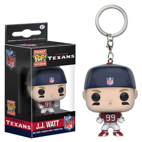 NFL J.J. Watt Pocket Pop! Vinyl Key Chain                   