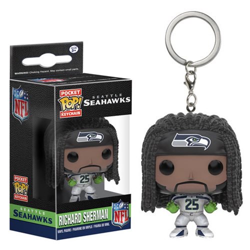 NFL Richard Sherman Pocket Pop! Vinyl Key Chain             