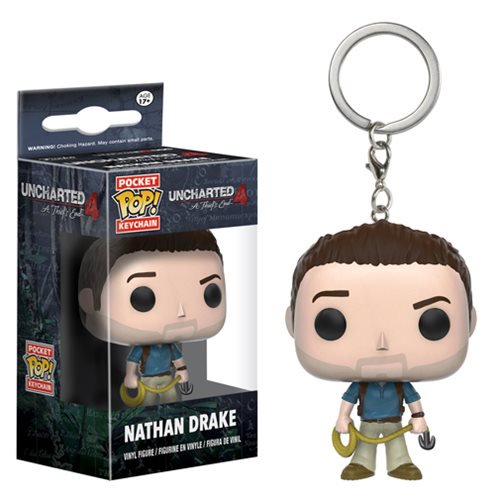 Uncharted Nathan Drake Pop! Vinyl Figure Key Chain          