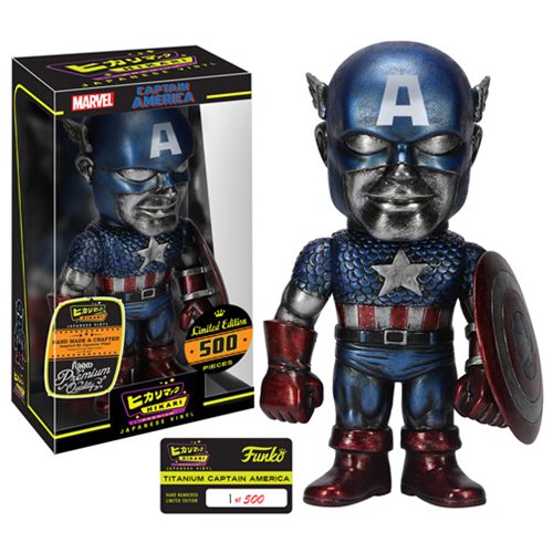 Captain America Titanium Hikari Vinyl Figure                