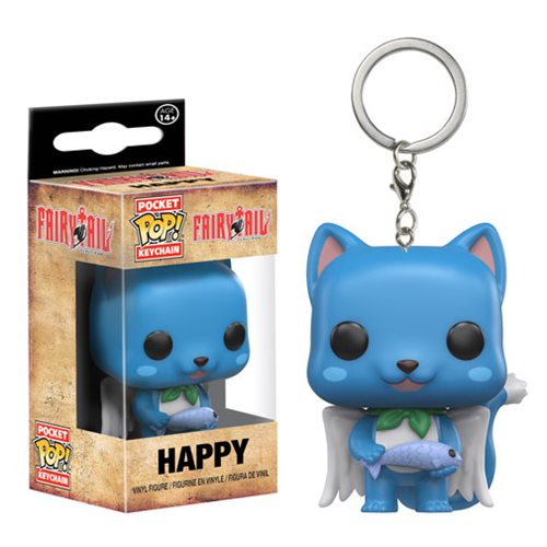 Fairy Tail Happy Pocket Pop! Key Chain                      