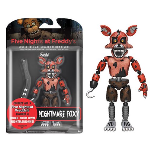 Five Nights at Freddy's Nightmare Foxy 5-Inch Action Figure 