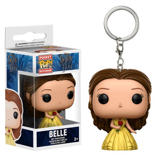 Beauty and the Beast Live Action Belle Pocket Pop! Key Chain