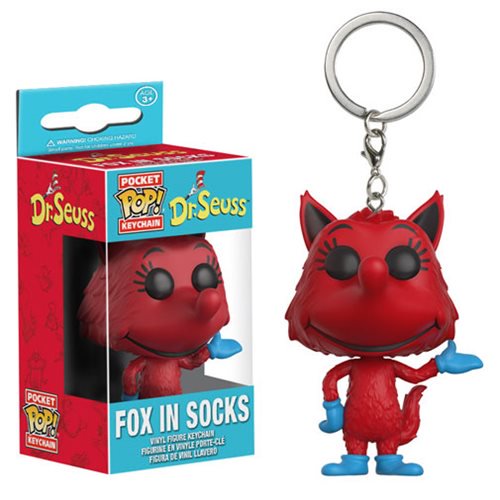 Dr. Seuss Fox in Socks Pocket Pop! Key Chain                